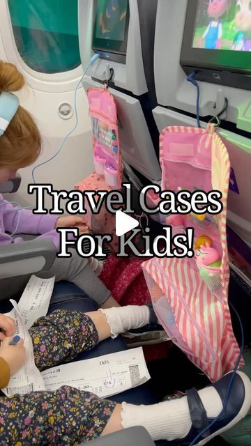 Caitlin Kruse on Instagram: "Travel Cases for Kids!!   Comment CASE for a link!   One year ago i shared these cases before I took my girls on a big trip to Europe. They work so well in the car and airplane and allll the places in between. I am linking a NEW version of the case that has zippers on all of the pouches making it even better for use on the go.   Seriously, a game changer for traveling!!" Airplane Kits For Kids, Kids Airplane Bag, Travel Hacks For Kids Plane, Airplane Hacks For Kids, Kids Travel Essentials, Car Trip Ideas For Kids, Traveling With Kids In Car, Travel Hacks For Kids, Airplane Travel With Kids