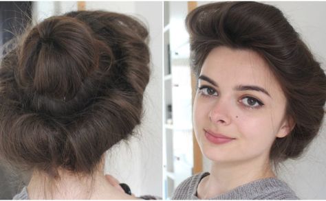 1800s Hairstyles, Gibson Girl Hair, Hairstyles Vintage, Retro Hairstyles Tutorial, Historical Hairstyles, Edwardian Hairstyles, Vintage Hairstyles Tutorial, Pompadour Hairstyle, Hairstyle Names