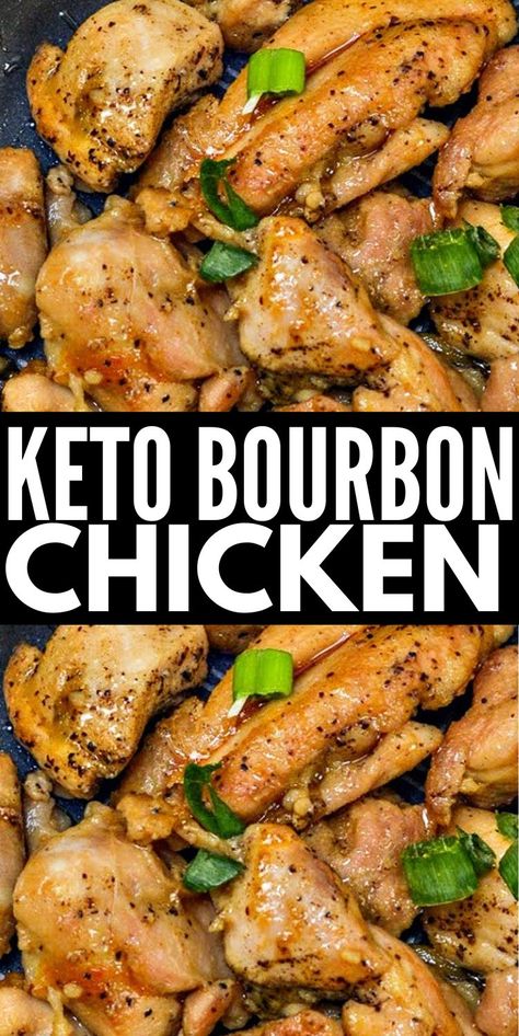 Keto Bourbon Chicken #ketobourbonchicken #bourbonchicken Bourbon Chicken Recipe, Healthy Low Carb Dinners, Bourbon Chicken, Low Carb Chicken Recipes, Losing 40 Pounds, Keto Cooking, Keto Meal Prep, Low Carb Diet Recipes, Low Carb Dinner Recipes