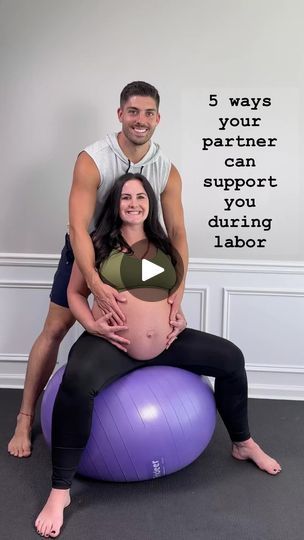 21K views · 7.9K reactions | Repost @drmadisonknef: 5 ways your partner can support you during labor⁣:⁣
⁣⁣
Standing support with gentle swaying allows for love and connection which will help increase oxytocin ⁣⁣
⁣⁣
Assisted deep squats help baby engage and opens the pelvic inlet ⁣⁣
⁣⁣
Massage while bouncing on a ball can decrease tension while also helping baby to engage ⁣⁣
⁣⁣
Double hip squeeze to help with the waves and intensity during contractions⁣⁣
⁣⁣
Double hip squeeze with rotation during contractions gently or deeply massaging based on your partner’s need ⁣⁣
⁣⁣
Forward leaning postures can be particularly helpful for those experiencing back labor ⁣
⁣
#labor #birth #pregnancy #maternity | Tara Menzies | Creator of Christian Hypnobirthing | Natalie Taylor · Loved You Before Back Labor, Natalie Taylor, Deep Squat, Pelvic Floor, 5 Ways, Labor, Massage