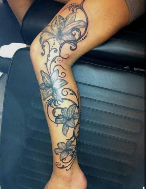 Polynesian Leg Tattoo, Leg Band Tattoos, Flower Leg Tattoos, Legs Tattoo, Best Leg Tattoos, Lower Leg Tattoos, Leg Tattoo Men, Leg Tattoos Women, Leg Sleeve Tattoo