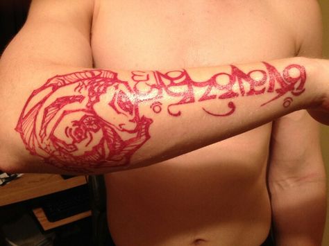 Inspired by Brandon Boyd...Happy 18th, Brendan :-) Brandon Boyd Tattoo, Brandon Boyd, Tattoo Quotes, Tatting, Tattoos