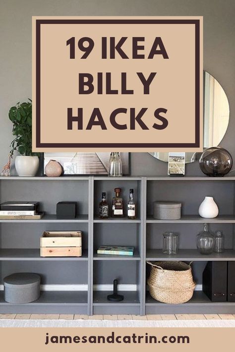 Ikea Billy Bedroom Ideas, Ikea Billy Bookcase Hack Alcove, Wall Mount Billy Bookcase, Malsjö Ikea Ideas, Corner Wall Living Room Ideas, Ikea Hacks Kallax Bookcase, Billy Short Bookcase Hack, Ikea Home Office Ideas Billy Bookcases, Billy Bookcase Styling Living Room