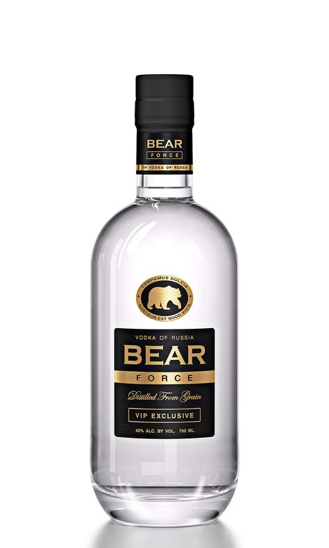 Bear Force vodka. Cocktail Party Drinks, Alcoholic Bottles, Russian Vodka, Best Drink Recipes, Make Drinks, Vodka Brands, Best Drink, Best Drinks, How To Make Drinks