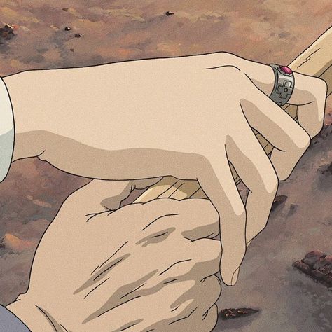 Ghibli Scenes, Howl's Moving Castle Aesthetic, Howl Sophie, Ghibli Aesthetic, Personajes Studio Ghibli, Howl And Sophie, Howls Moving, Anime Hands, Castle Aesthetic