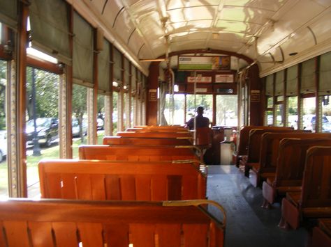 New Orleans Street Trolly 1930s New Orleans, New Orleans 1940s, New Orleans Street, Miscellaneous Items, Costume Design, New Orleans, Felt, Train, Quick Saves