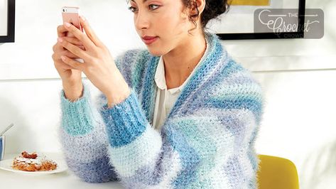 Cuff To Cuff Crochet Cardigan | The Crochet Crowd Crochet Jackets, Crochet Vests, Crochet Crowd, Shrug For Dresses, Easy Crochet Patterns Free, Crochet Sweaters, Sweater Crochet, Crochet Cardigan Pattern, Sweater Crochet Pattern