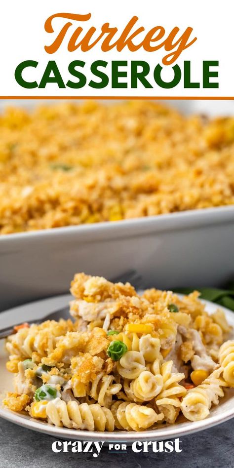 Comfort food done right! Whether it’s leftover turkey or rotisserie chicken, this Creamy Turkey Casserole is a must for best comfort food recipes. Simple, satisfying, and perfect for those cold nights! Turkey Alfredo Casserole, Recipes With Shredded Turkey, Smoked Turkey Casserole Recipes, Ground Turkey Casserole Recipes Easy, Turkey Casserole Recipes Healthy, Leftover Turkey Recipes Easy Casserole, Leftover Turkey Casserole Recipes, Turkey And Rice Recipes, Ground Turkey Casserole Recipes