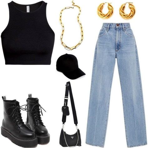 Trendy Night Out Outfits, Modieuze Outfits, The Outfit, Mode Inspo, Teenage Fashion Outfits, Casual Style Outfits, Lookbook Outfits, Fesyen Wanita, Teen Fashion Outfits