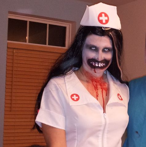 Zombie Nurse Halloween Makeup Nurse Zombie Makeup, Nurse Zombie Costume, Zombie Nurse Makeup, Scary Nurse Makeup, Halloween Nurse Makeup, Zombie Nurse Costume, Horror Nurse Costume, Nurse Makeup, Zombie Make Up