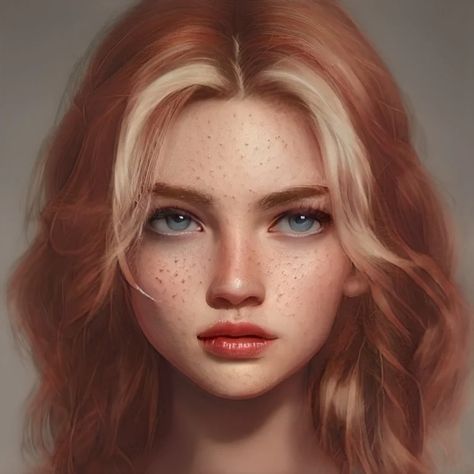 Character Inspiration Girl, Digital Portrait Art, Face Characters, Face Photography, Girls Characters, Digital Art Girl, Digital Portrait, Character Portraits, Face Art