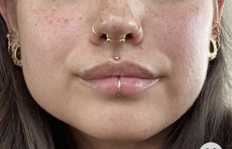 Bijoux Piercing Septum, Cool Ear Piercings, Pretty Ear Piercings, Face Piercings, Cool Piercings, Cute Ear Piercings, Cute Piercings, Dope Jewelry, Septum Piercing