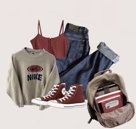 Sophomore Year Aesthetic Outfits, 90s Middle School Outfits, 90s High School Fashion, Popular Girl Outfits High School, School Outfits Highschool Aesthetic, Popular Girl Outfits, Latina School Outfits, School Outfits Highschool Summer, Summer Back To School Outfits