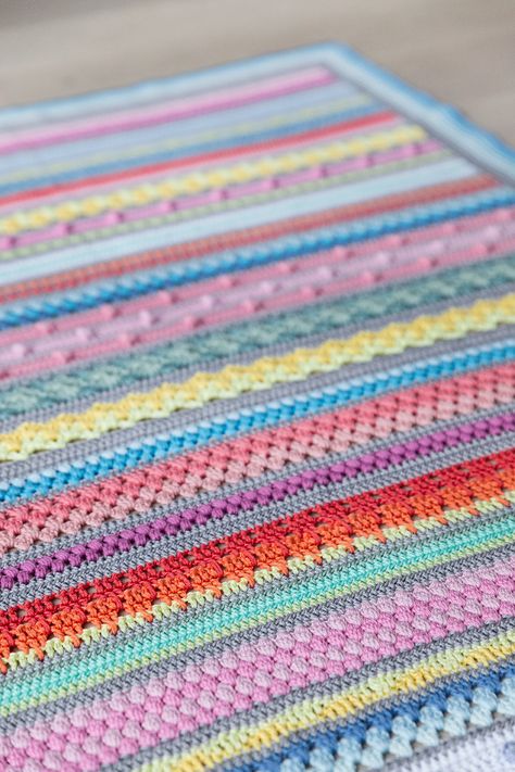 5 Colour Crochet Blanket, Sampler Crochet Blanket, Colorful Crochet Baby Blanket, Sampler Stitch Crochet Blanket, Bright Colors Crochet Baby Blanket, Rainbow Sampler Crochet Blanket Free Pattern, Crochet Sampler Blanket, Colorful Baby Blanket, Different Crochet Stitches