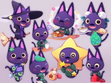 👹youkai (etsy store OPEN) on Instagram: “⭐️kiki 1st place prize drawings! (please don’t repost or use my art for edits) #kiki #acnh #animalcrossing #ac #animalcrossingnewhorizons…” Kiki Acnh, Animal Crossing Cats, Animal Crossing Fan Art, Fake Animals, Animal Crossing Villagers, Animal Crossing Pocket Camp, Animal Crossing Game, 1st Place, Funny Cute Cats