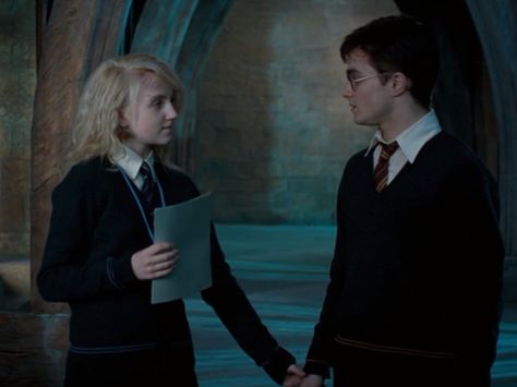 Luna X Harry, Harry X Luna, Harry And Luna, Luna Lovegood, Ravenclaw, Empath, Hogwarts, Holding Hands, Harry Potter