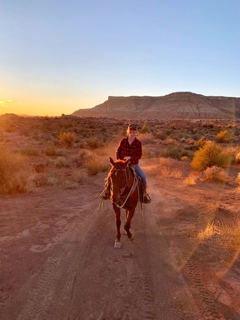 We most amazing day riding around the canyons of southwestern Utah just outside of Zion National Park! The rocks glowed for sunset’s golden hour 🧡 Ranch Horse, Horse Back Riding, Utah Desert, Amazing Day, Zion National Park, Horseback Riding, Horse Riding, Golden Hour, The Rock