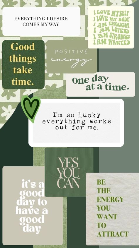 #green #lucky #manifesting #2023 #goal Im So Lucky Everything Works For Me, Vision Board Themes Color Schemes, I Am So Lucky Everything Works For Me, Green Quotes Aesthetic Positive, Lucky Wallpapers For Phone, Lucky Girl Quotes, 2025 Green, Green Wallpaper Phone, Manifesting 2023