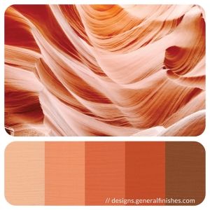 Furniture Design Ideas Featuring Orange| General Finishes Design Center Southwest Interior, Family Room Paint, Furniture Design Ideas, Sandstone Color, Dressers Makeover, Upstairs Hallway, General Finishes, Color Collage, Design Seeds