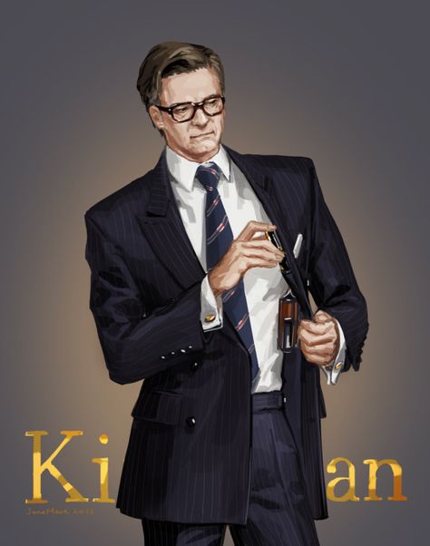 Kingsman Harry, Kingsman Movie, Harry Hart, Women Illustration, Fall Dog, Kings Man, Taron Egerton, Colin Firth, Training Collar