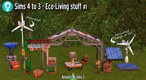 Around the Sims 3 | Custom Content Downloads| Objects | Outdoors | Sims 4 to 3 Eco-living Sims 3 Garden, Sims 3 Sims, Sims 3 Custom Content, Sims 4 Sims, Ts3 Cc, Plants In Bottles, Winter Holiday Decorations, Candle Basket, Winter Decorations Diy