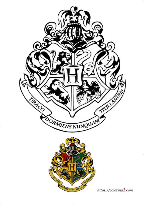 Harry Potter Hogwarts Coloring Pages - 2 Free Coloring Sheets (2021) Harry Potter Decal, Harry Potter Houses Crests, Harry Potter Castle, Harry Potter Coloring Pages, Harry Potter Crest, Harry Potter Dumbledore, Castle Coloring Page, Harry Potter Colors, Harry Potter Pop