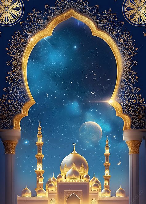 Ramadan Decorations Lights, Islamic Background Design, Mosque Night, Muslim Background, Islamic Background Vector, Holiday Advertising, Night Starry Sky, Islamic Lantern, Digital Photography Backgrounds