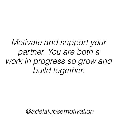 Relationship. @adelalupsemotivation  #motivation #motivational #motivationalquotes #relationshipgoals #motivationlife #power #ambition #success  #selfmotivation #neverstop #family #support #positivevibes #positive  #mind #life #inspiration #relationshipgoals #inspirationalquotes #live #love  #now #act #ido #iknow #best #gorgious #amazing #awesome  #partner Partner Goals Quotes, Motivational Quotes Couples, Love Goals Quotes, Couple Success Goals, Power Couple Quotes Motivation, Working Together Quotes, Relashionship Goals, Supportive Partner, Manifesting 2024