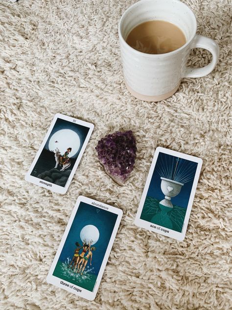 tarot readings and coffee, crystals, morning ritual, morning routine, calm, peaceful #tarot #tarotreading #coffee #crystals #morning #morningroutine #peace Witchy Morning Ritual, Peaceful Morning Routine, Morning Rituals Aesthetic, Tea Ritual Morning Routines, Morning Tarot, Coffee Ritual, Morning Ritual, Tarot Readings, Tarot Reading