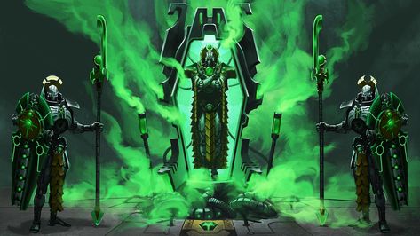 #Necrons #guards #awakening #Warhammer #necrons Lord nekron necron lord Warhammer 40 000 lich guard #1080P #wallpaper #hdwallpaper #desktop Necron Artwork, Necron Art, 40k Wallpaper, Necron Dynasties, Battlefleet Gothic Armada, Necrons 40k, Iron Legion, Necron Warriors, Green Warrior