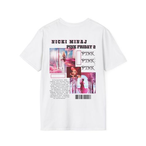 Nicki Minaj Merch, Pink Friday Nicki Minaj, Nicki Minaj Album, Nicki Minaj Shirt, Nicki Minaj Pink Friday, Iconic Album Covers, Custom Hoodie, Shirt Designs For Men, Pink Friday