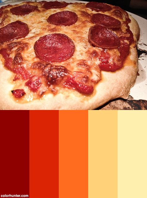 Homemade - October 20th, 2011 (293/365) Color Scheme from colorhunter.com Sandwich Color Palette, Bread Color Palette, Burger Color Palette, Pizza Color Palette, Cheesecake Color Palette, Design Learning, Palette Challenge, Pizza Menu, Color Palette Challenge