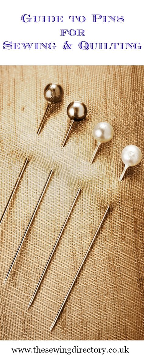 Feature about all the different types of pins used in sewing and quilting and how to use them. Sewing Aesthetic, Sewing Photography, Sewing Pins, Types Of Pins, Top Sewing Pattern, Sewing Design, Sewing For Beginners, Hand Embroidery Designs, Learn To Sew