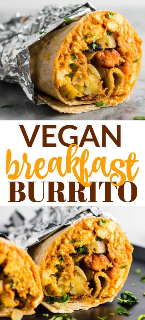 The best vegan breakfast burrito recipe made with scrambled tofu and homemade crispy potato hash. Meal prep and fill your freezer with a batch of these delicious burritos!  #vegan #breakfastburrito #breakfasthash #mealprep Breakfast Burrito Recipe, Best Vegan Breakfast, Vegan Breakfast Burrito, Scrambled Tofu, Burrito Recipe, Breakfast Burritos Recipe, Breakfast Burrito, Burritos Recipe, Plant Based Breakfast