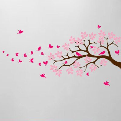 Bible Wall Decals, Tree Branch Wall, Bird Wall Decals, Butterfly Decal, Diamond Wall, Art Whimsical, Flower Wall Decals, Custom Stencils, Nursery Wall Decals