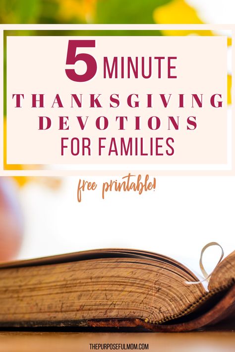 Learn the psalms of thanksgiving with our 5 minute thanksgiving devotions for families! These Thanksgiving Bible verses will help prompt times of prayer and encourage gratefulness in your kids! Thanksgiving Family Devotions, Thanksgiving Devotional Ideas, Thanksgiving Devotions For Kids, Thanksgiving Devotional, Thanksgiving Bible Lesson, Psalm Of Thanksgiving, Thanksgiving Devotions, Youth Bible Lessons, Pray For Others