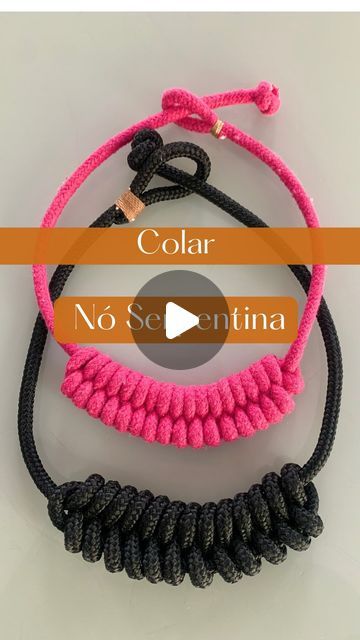 Macrame Colar, Macrame Tutorial, Macrame, On Instagram, Patchwork, Macramé