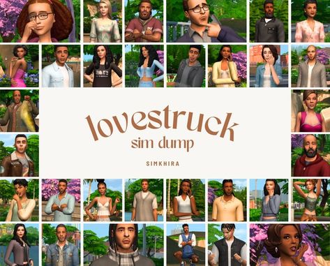 Lovestruck Sim Dump (CC-Free) | Patreon Sims 4 Cc Lovestruck, Flowy Hair, Passionate Romance, Caribbean Queen, Ready For Marriage, Marriage Material, Queen Dresses, Good Traits, Free Sims