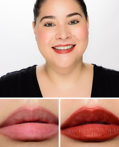 MAC Marrakesh-mere Powder Kiss Lipstick Review & Swatches Chanel Rose, Makeup By Mario, Permanent Lipstick, Lisa Eldridge, Hydrating Lipstick, Tom Ford Beauty, Natasha Denona, Satin Lipstick, Lip Lacquer