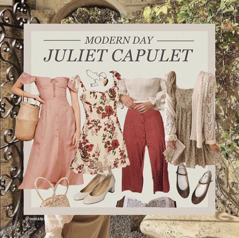 Academia Outfit Women, Aphrodite Outfit, Romeo And Juliet Aesthetic, Juliet Aesthetic, Juliet Capulet, My Quotes, Romantic Academia, I Still Remember, Cottagecore Outfits