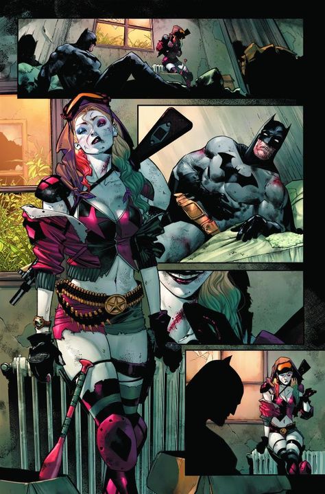 Batman And Harley, Harley Quinn Artwork, Harley Quinn Comic, Univers Dc, Arte Dc Comics, Harley Quinn Art, Batman Joker, The Batman, Dc Characters