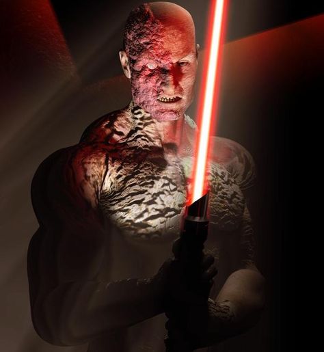 Darth Sion - One of the three concurrent Dark Lords of the Sith in Star Wars: Knights of the Old Republic II – The Sith Lords video game. Darth Sion, Darth Bane, Sith Lords, Dark Lord Of The Sith, Sith Empire, Star Wars Sith, Star Wars The Old, Jedi Sith, Dark Side Star Wars