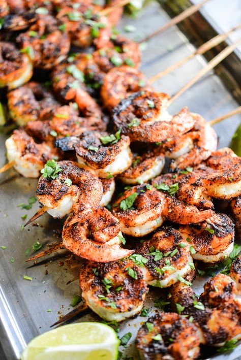 blackened shrimp skewers Keto Shrimp Scampi, Low Carb Shrimp Recipes, Keto Shrimp Recipes, Keto Shrimp, Blackened Shrimp, Bbq Pork Ribs, Shrimp Alfredo, Pork Rib Recipes, Shrimp Skewers