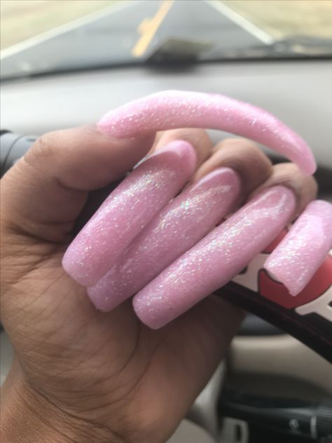 Bulky Nails, Bubble Gum Nails, Acrylic Nail Designs Classy, Loyalty Tattoo, Longer Nails, Long Red Nails, Home Nails, Aesthetic Center, Long Fingernails