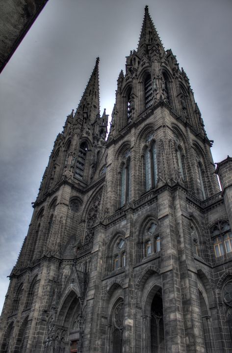 Clermont-Ferrand Cathedral - hdrcreme Clermont Ferrand Cathedral, Clermont Ferrand, Multiple Exposure, Hdr Photography, Gothic Architecture, Fashion Shoot, Barcelona Cathedral, Free Images, Mocha