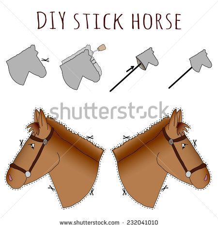 Stick Horse Diy, Stick Horse Pattern, Horse Theme Birthday Party, Stick Pony, Diy Wings, Stick Horses, Hobby Horses, Horses Theme, Book Week Costume