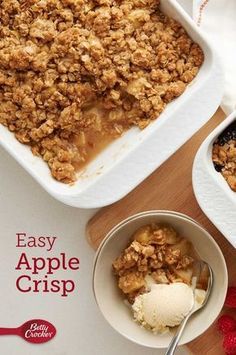 Betty Crocker Apple Crisp, Apple Crisp With Oats, Apple Crisp No Oats, Apple Crisp Without Oats, Apple Crisp Pie, Best Apple Crisp Recipe, Crisp Recipes, Apple Crisp Cheesecake, Caramel Apple Crisp