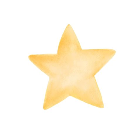 Etoile Aesthetic, Star Watercolor, Watercolor Stars, Stars Watercolor, Watercolor Simple, Stars Png, Star Png, Star Vector, Star Clipart