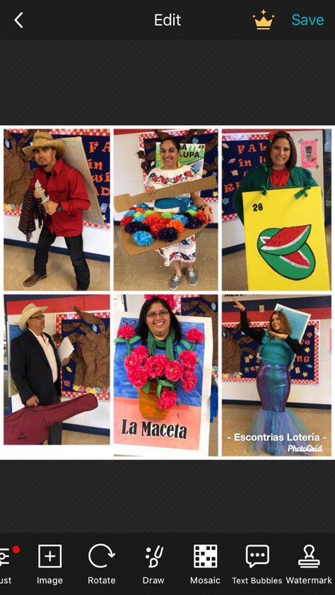 Loteria Outfit Ideas, Loteria Halloween Costume, Diy Loteria Cards Costume, Loteria Costumes Ideas Diy, Loteria Cards Costume, La Loteria Costume Ideas, Loteria Costumes Ideas, Loteria Costume, Apron Costumes