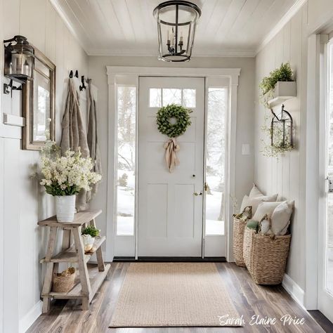 Homely Decor, Cottage House Interior, Coastal Style Decorating, Room Redesign, Home Entrance Decor, Apartment Style, Dreamy Room, Have A Wonderful Day, Entrance Decor